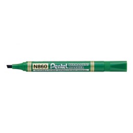 Pentel Marker permanentny Pentel, zielony 1,2-4,5mm ścięta końcówka