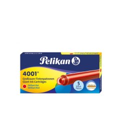 Pelikan Naboje Pelikan GTP/5 długie czerwony (PN310623)