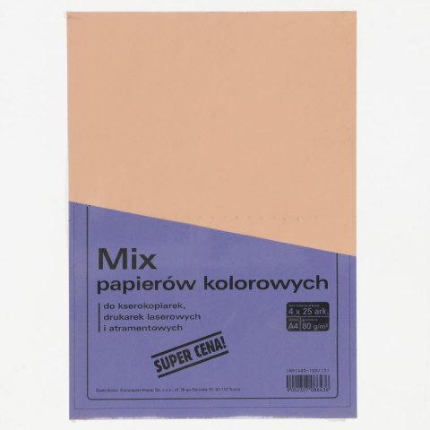 Rogatin Papier kolorowy Rogatin A4 mix 80g