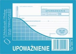 Michalczyk i Prokop Druk samokopiujący Michalczyk i Prokop Upoważnienie A6 80k. (320-5)