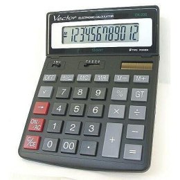 Vector Kalkulator na biurko Vector (KAV DK-206BLK/GR)