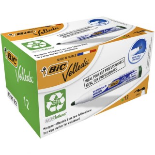 Bic Marker suchościeralny Bic Velleda Ecolutions 1701, zielony 1,5mm ścięta końcówka (904940)