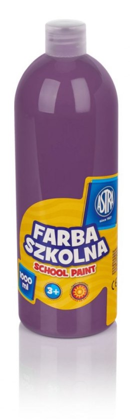 Astra Farby plakatowe Astra szkolne kolor: śliwkowy 1000ml 1 kolor.