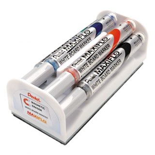 Pentel Marker suchościeralny Pentel, mix 1,1-2,2mm okrągła końcówka (MWL5S4)