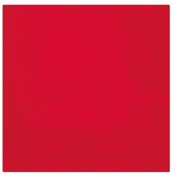 Paw Serwetki czerwony bibuła [mm:] 330x330 Paw (SDL110503)