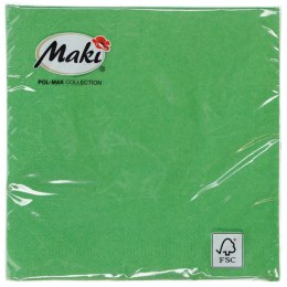 Pol-mak Serwetki zielony papier [mm:] 330x330 Pol-mak (04)