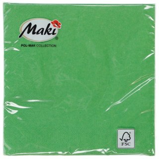 Pol-mak Serwetki Pol-mak zielony papier [mm:] 330x330 (04)