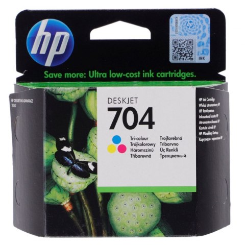 Hp Tusz (cartridge) oryginalny Hp (704) Adwantage 2060 CMY 5,5ml (CN693AE) Hp Tusz (cartridge) oryginalny Hp (704) Adwantage 2060 CMY 5,5ml (CN693AE)