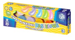 Astra Farby plakatowe Astra pastelowe kolor: mix 20ml 12 kolor. (30118001)