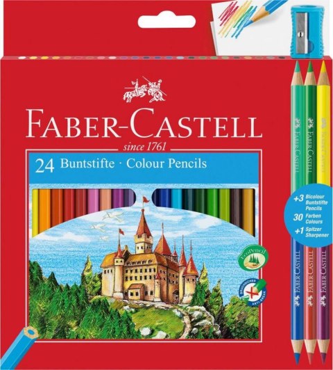 Faber Castell Kredki ołówkowe Faber Castell 24 kol. (110324)