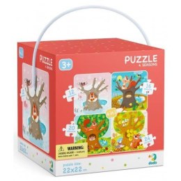 Dodo Puzzle Dodo 4 w 1 Pory roku 12-16-20-24 el. (DOP300125)