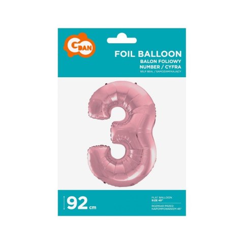 Godan Balon foliowy Godan cyfra 3 45cal (BC-HRO3)