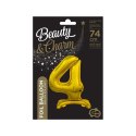 Godan Balon gumowy Godan Beauty&Charm cyfra stojąca złota złota (BC-ASZ4)