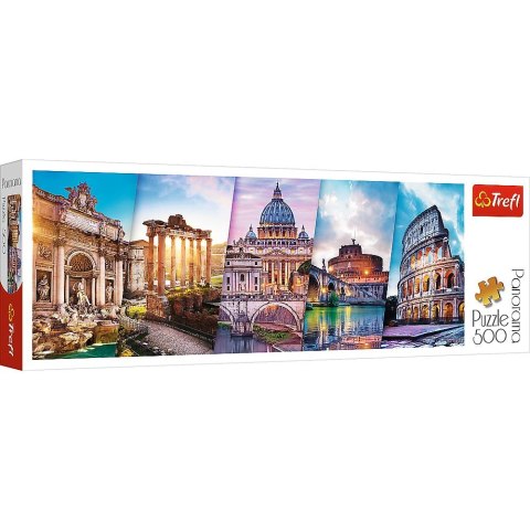 Trefl Puzzle Trefl podróż do włoch 500 el. (29505)