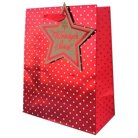 Kukartka Torba prezentowa torebka ozdobna Bożenarodzenie [mm:] 330x456x 120 Kukartka (QPS)