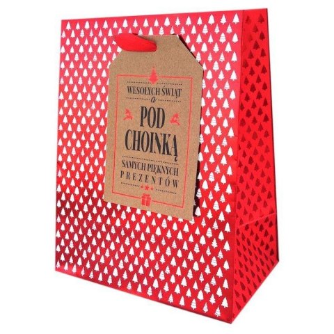 Kukartka Torba prezentowa torebka ozdobna Bożenarodzenie [mm:] 330x456x 120 Kukartka (QPS)