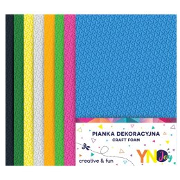 Yn-teen Arkusz piankowy Yn-teen pianka dekoracyjna NC-017 kolor: mix 8 ark.