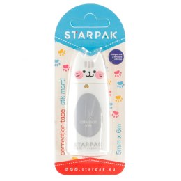 Starpak Korektor w taśmie (myszka) Starpak 5x6 [mm*m] (461880)
