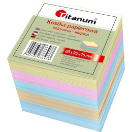 Titanum Kostka papierowa klejona duża mix [mm:] 85x85x 75 Titanum