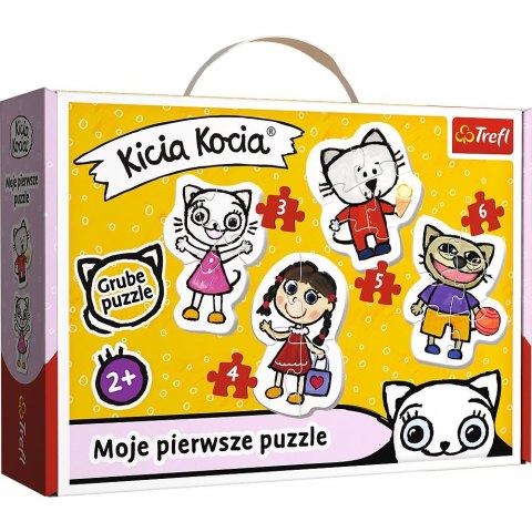 Trefl Puzzle Trefl Wesoła Kicia kocia rodzina 3, 4, 5, 6 el. (36088) Trefl Puzzle Trefl Wesoła Kicia kocia rodzina 3, 4, 5, 6 el. (36088)