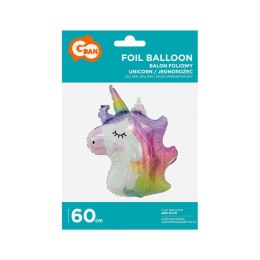 Godan Balon foliowy Godan Jednorożec - głowa 75 cm (BF-HJGB)