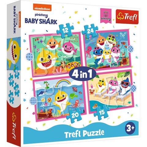 Trefl Puzzle Trefl 4w1 el. (34378)