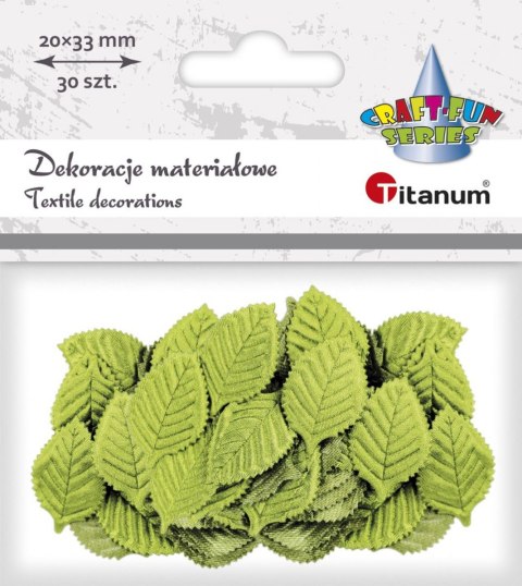 Titanum Listki materiałowe Titanum Craft-Fun Series zielone