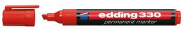 Edding Marker permanentny Edding, czerwony 1,0-5,0mm ścięta końcówka