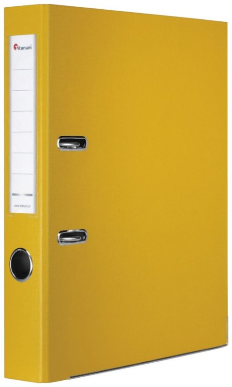 Titanum Segregator dźwigniowy Titanum A4 50mm żółty (08)