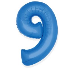 Godan Balon foliowy Godan cyfra 9 niebieski 35 cm (FG-C35N9)