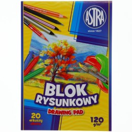 Class Investment Blok rysunkowy Class Investment A4 biały 120g 20k