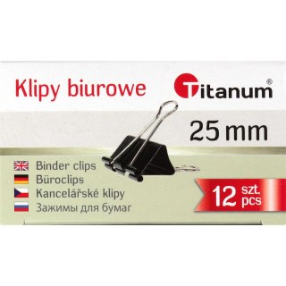 Titanum Klip Titanum 25 mm 25mm czarny (BC25)