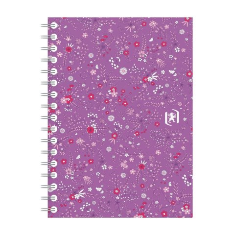 Oxford Kołozeszyt (kołobrulion) Oxford Floral A6 50k. 90g krata [mm:] 110x148 (400094826)