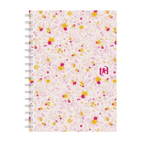 Oxford Kołozeszyt (kołobrulion) Oxford Floral A6 50k. 90g krata [mm:] 110x148 (400094826)