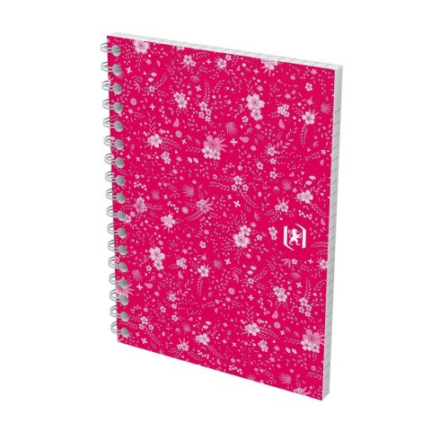 Oxford Kołozeszyt (kołobrulion) Oxford Floral A6 50k. 90g krata [mm:] 110x148 (400094826)