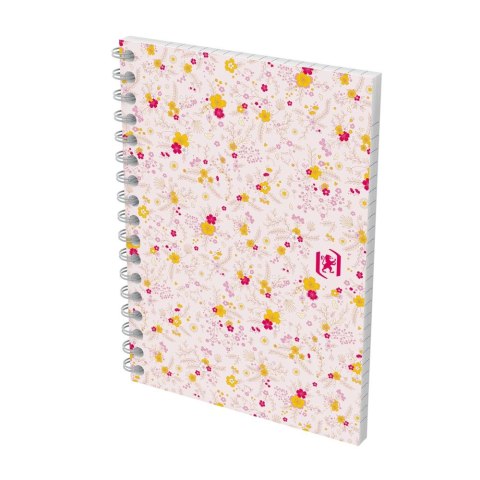 Oxford Kołozeszyt (kołobrulion) Oxford Floral A6 50k. 90g krata [mm:] 110x148 (400094826)