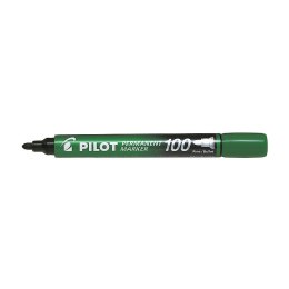 Pilot Marker permanentny Pilot, zielony okrągła końcówka (SCA-100-G)