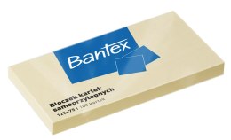 Bantex Notes samoprzylepny Bantex żółty 100k [mm:] 125x75 (400086388)