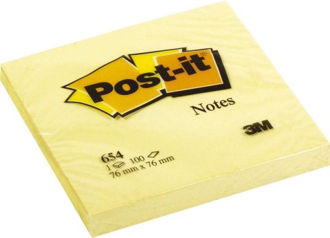 Post-It Notes samoprzylepny Post-It żółty 100k [mm:] 76x76