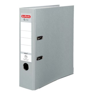 Herlitz Segregator dźwigniowy Herlitz Q. file Standard 0011167459 A4 80mm popielaty (300023533)