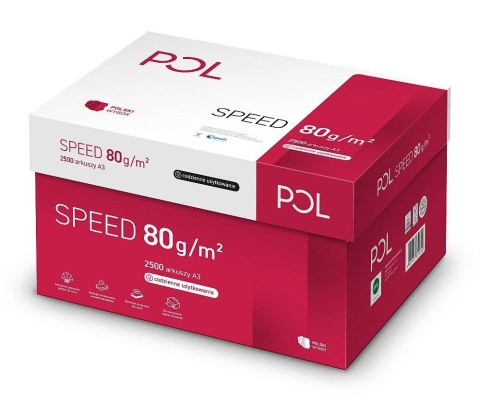 Pol Papier ksero speed A3 biały 500k. 80g Pol