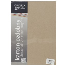 Galeria Papieru Papier ozdobny (wizytówkowy) kraft A4 beżowy 275g Galeria Papieru (204422)