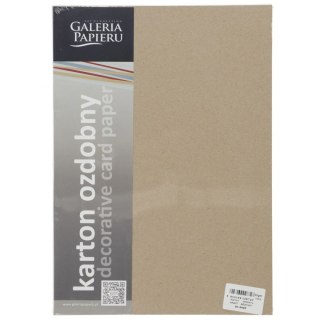 Galeria Papieru Papier ozdobny (wizytówkowy) Galeria Papieru kraft A4 beżowy 275g (204422)