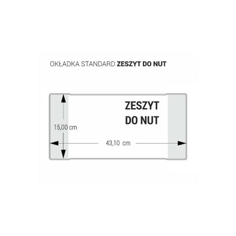 Biurfol Okładka nuty [mm:] 150x431 Biurfol (OZB-34)