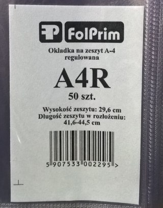 Folprim Okładka Folprim A4 [mm:] 296x416-445