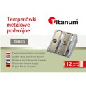Titanum Temperówka Titanum metalowa podwójna