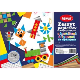 Rexus Zeszyt papierów kolorowych Rexus samoprzylepnych B5 80g 16k [mm:] 245x170 (6105473)