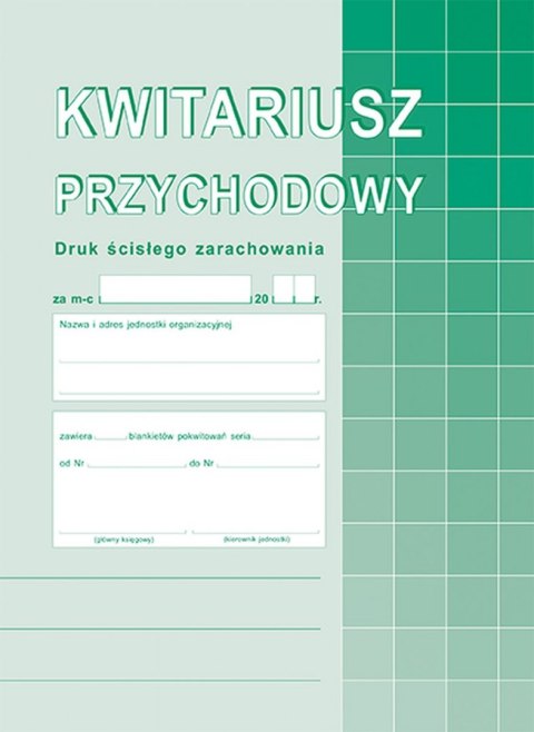 Michalczyk i Prokop Druk samokopiujący Michalczyk i Prokop Kwitariusz przychodowy A5,oryg.+ 2 kopie A5 60k. (400-3)