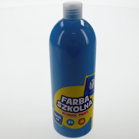 Astra Farby plakatowe Astra szkolne kolor: niebieski 1000ml 1 kolor.