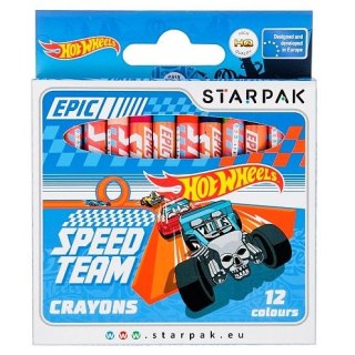 Starpak Kredki świecowe Starpak Hot Wheels 12 kol. (337290)